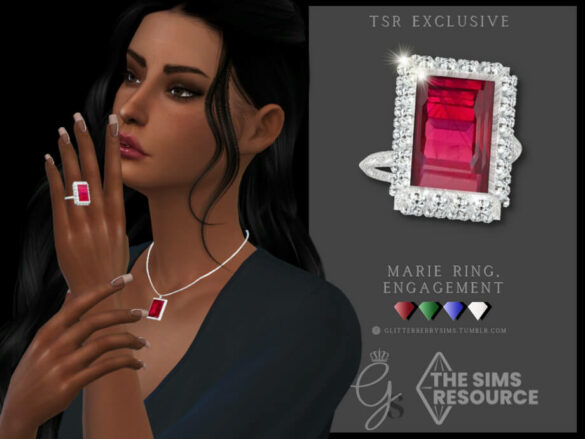The Sims 4 Marie Engagement Ring by Glitterberryfly