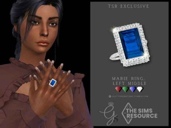 The Sims 4 Marie Ring by Glitterberryfly