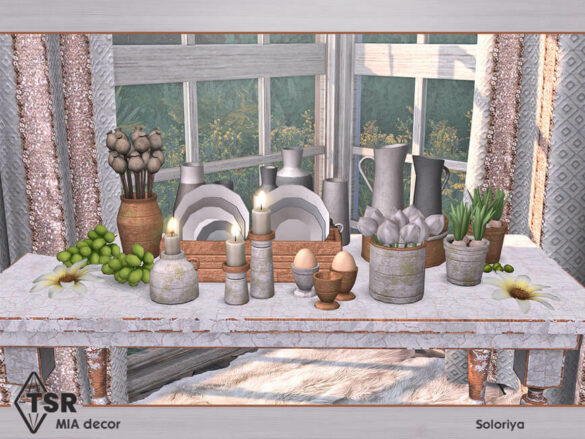 The Sims 4 Mia Decor by soloriya at TSR
