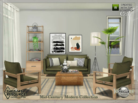 Mid-Century Modern Collection Corr living roo