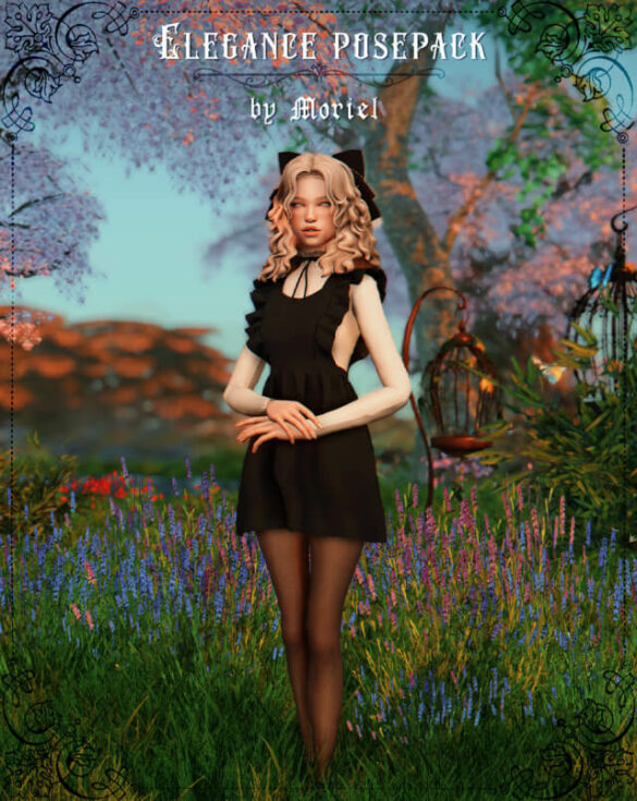 The Sims 4 Model Elegance Posepack