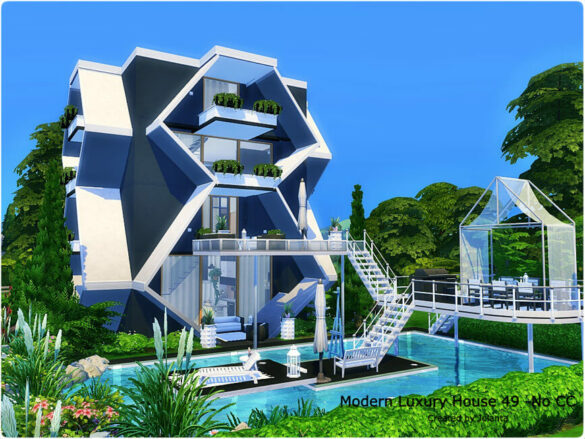 The Sims 4 Modern Luxury House 49 by jolanta