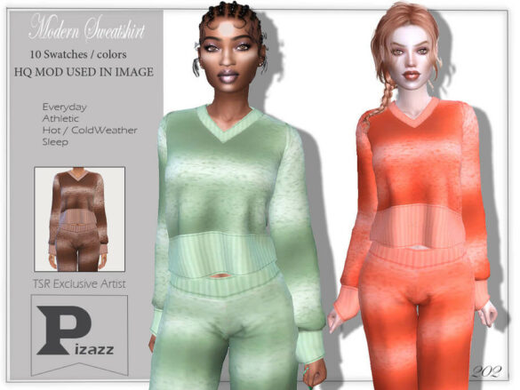 The Sims 4 Modern Sweatshirt by pizazz