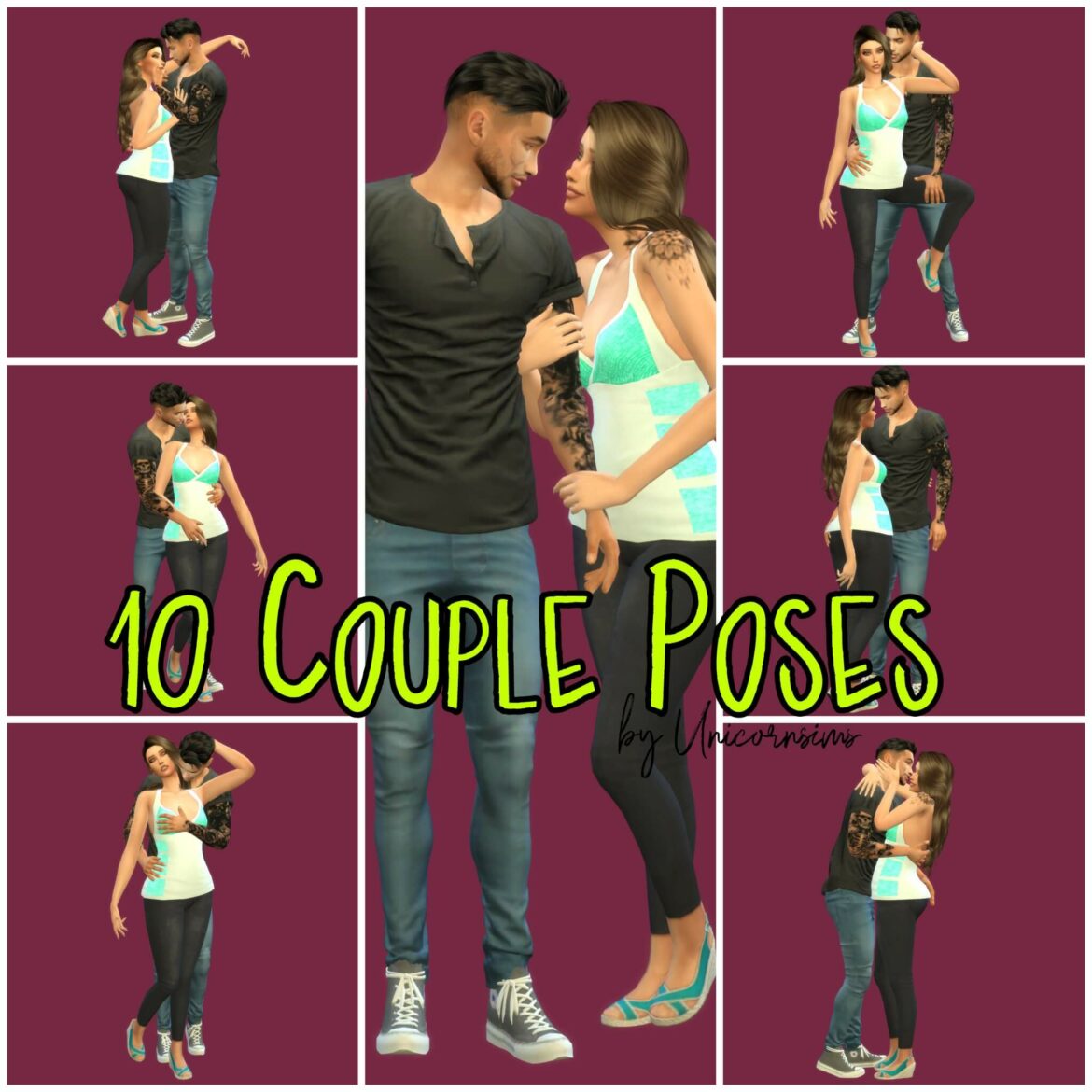 The Sims 4 new couple poses