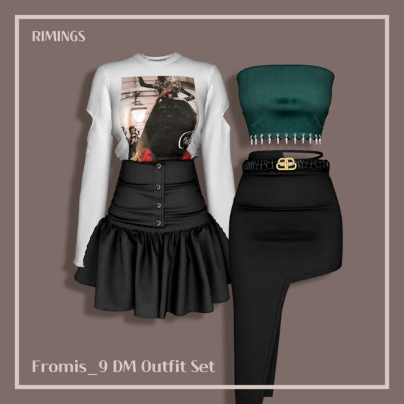 The Sims 4 Outfit Set at RIMINGs