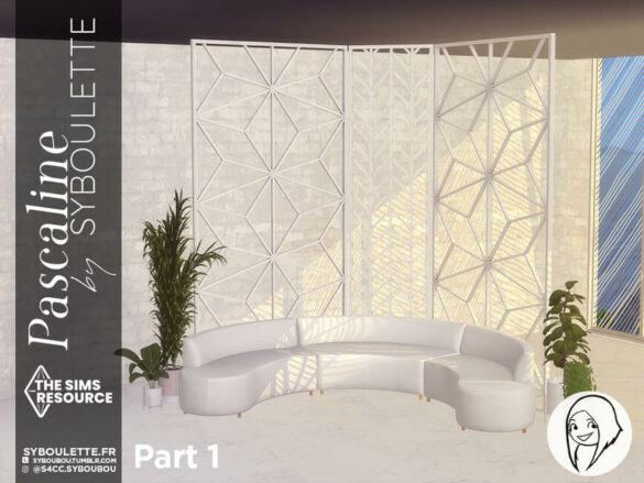 Pascaline set – Room dividers part 1 by Syboubou