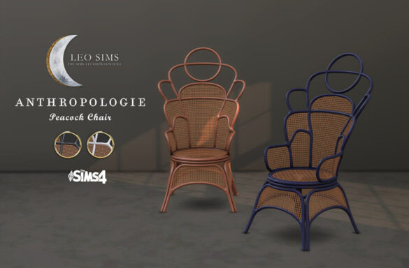 The Sims 4 Peacock Chair at Leo Sims