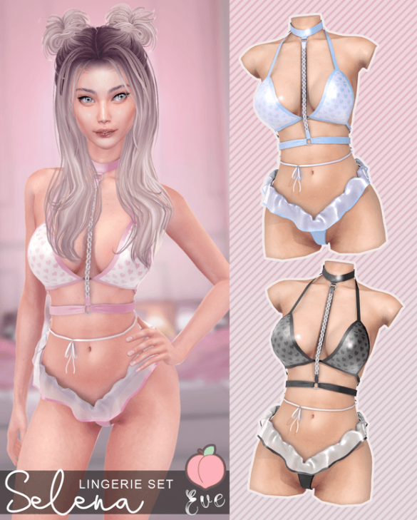 The Sims 4 selena lingerie set