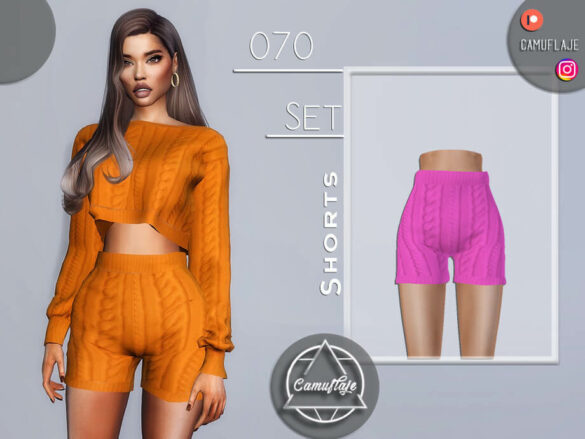 The Sims 4 SET 070 – Shorts by Camuflaje