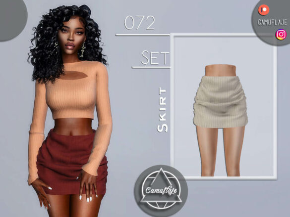 The Sims 4 SET 072 – Skirt by Camuflaje