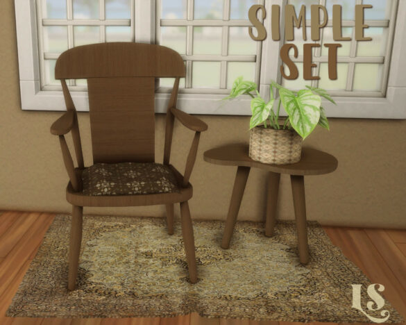 simple cc set included 3 items sitting table