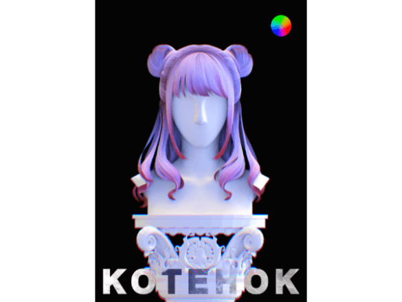 The Sims 4 Starlight Hair by kotehoksims