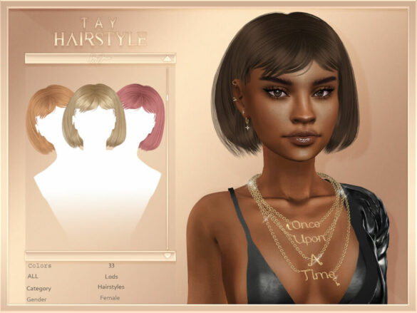 The Sims 4 Tay (Hair) by JavaSims