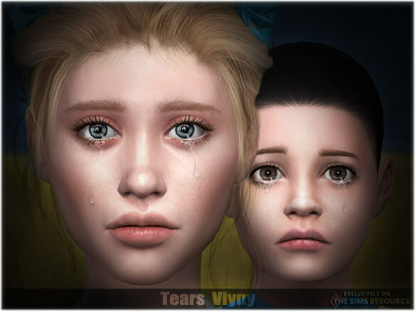 The Sims 4 Tears Viyny by BAkalia