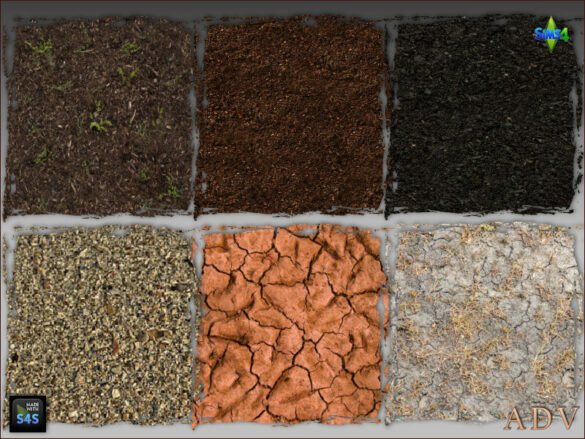 The Sims 4 Terrain paints soil arte at Arte Della Vita