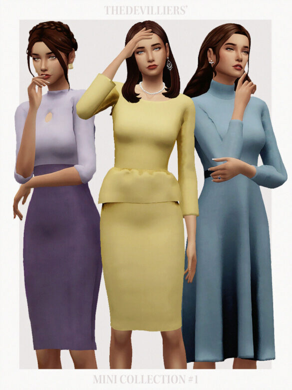 The Sims 4 thedevilliers mini collection 1 sleeved