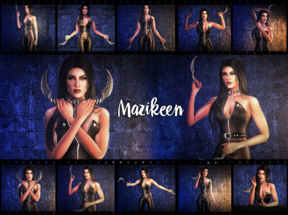 The Sims 4 tv mazikeen 10 female poses