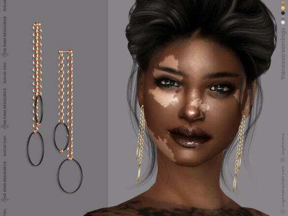 The Sims 4 Vanessa earrings by sugar owl