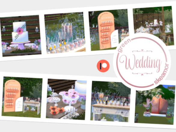 The Sims 4 wedding skeamor