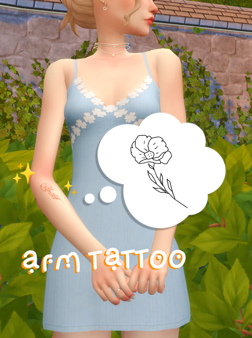 aoifaes irl tattoos male and female - CC The Sims