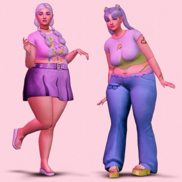 perry2k ft the xs collection outfit one hair