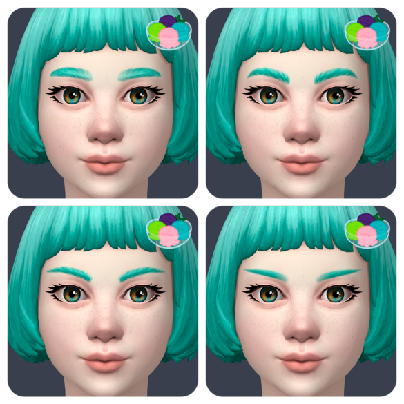 The Brow Set Recolours Sorbets Remix