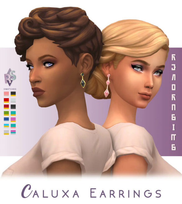 The Sims 4 bgc caluxa earrings