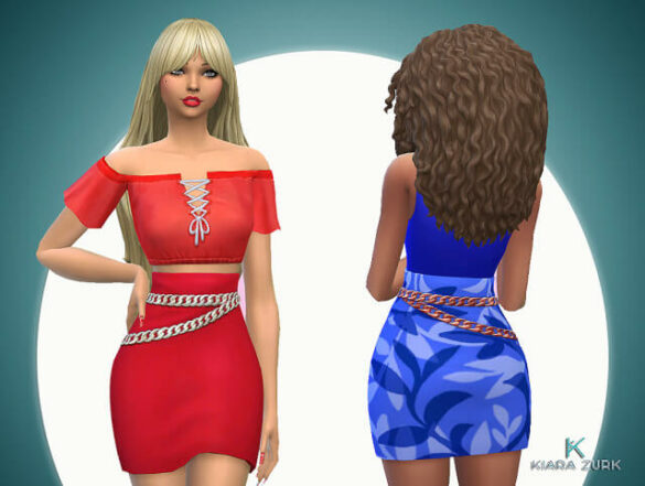 The Sims 4 chain skirt