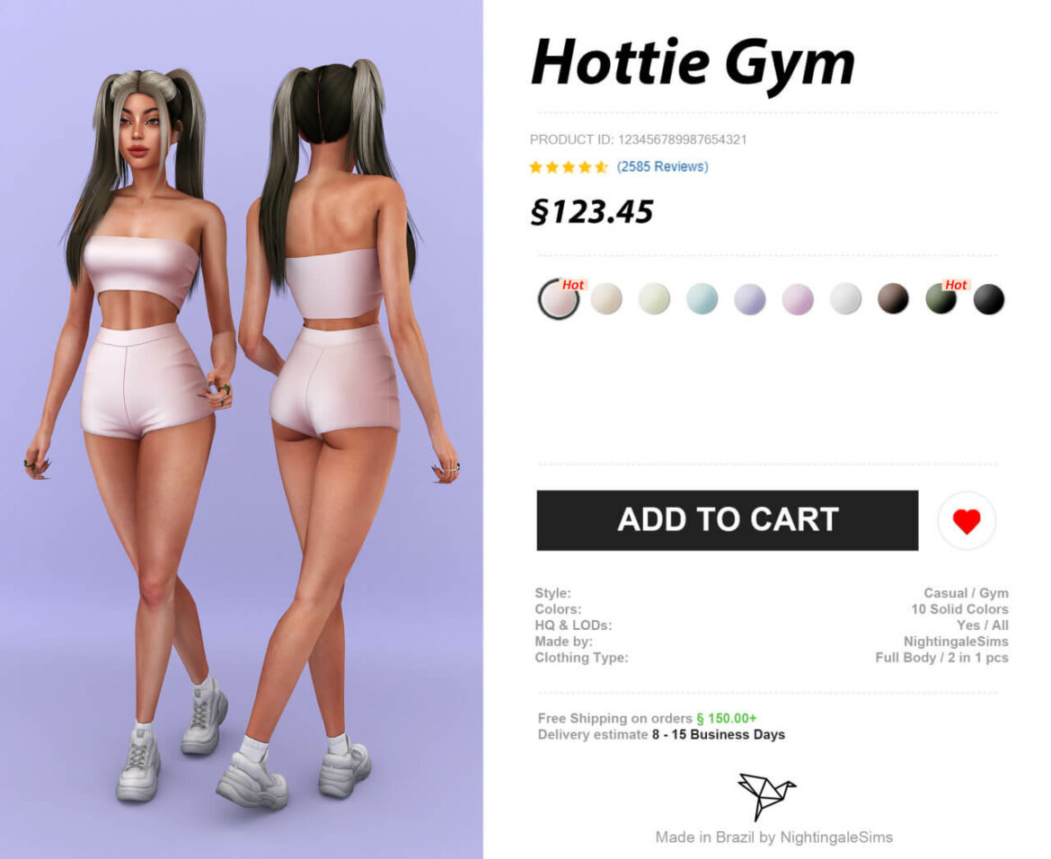 The Sims Hottie Gym CC The Sims