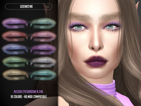 The Sims 4 IMF Alessa Eyeshadow N.246 by IzzieMcFire