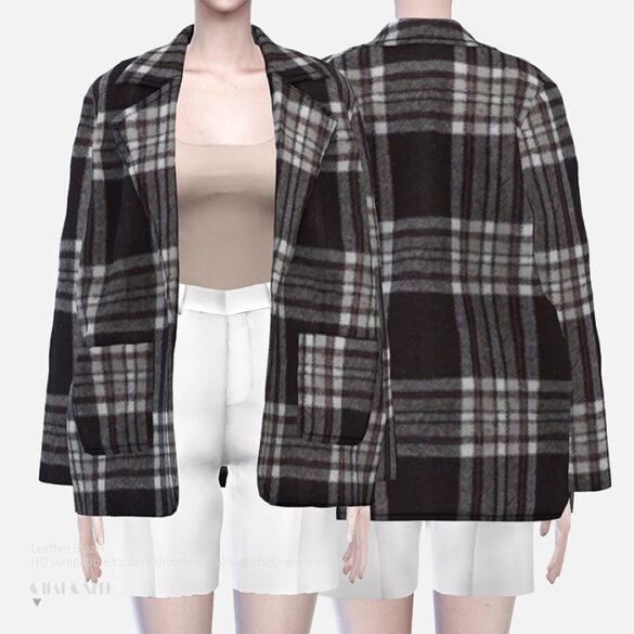 The Sims 4 Leather Blazer at Charonlee