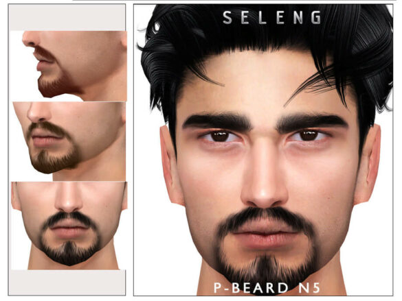 The Sims 4 P-Beard N5 by Seleng