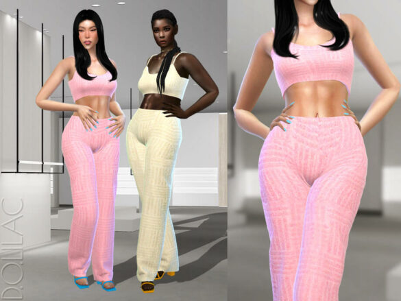 The Sims 4 Towel Trouser [SET] DO339 by D.O.Lilac at TSR