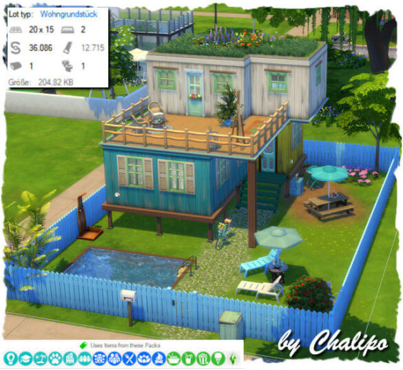 The Sims 4 Willow House at All 4 Sims