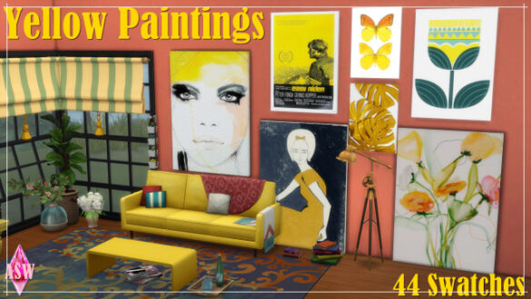 Yellow Paintings Mesh by EA