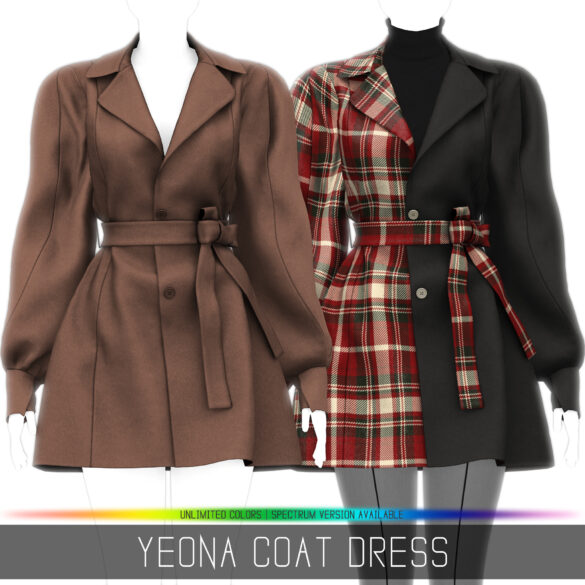 yeona coat dress oversized