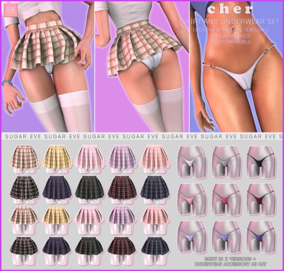 Cher Shirt & Underwear Set