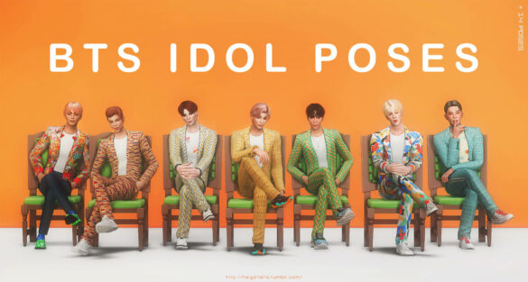 helgatisha ts4 bts idol poses pose pack