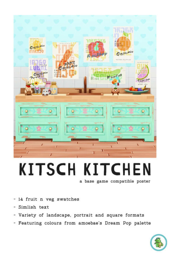 kitsch kitchen posters
