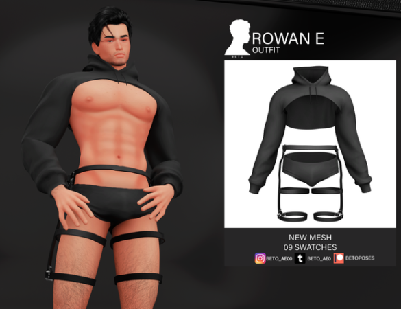 Rowan E (Outfit) for male