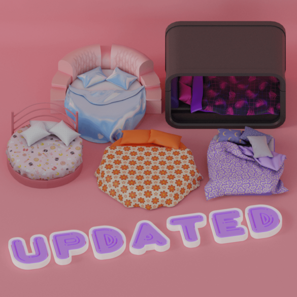 Mechtasims Bedroom Set Round Bed