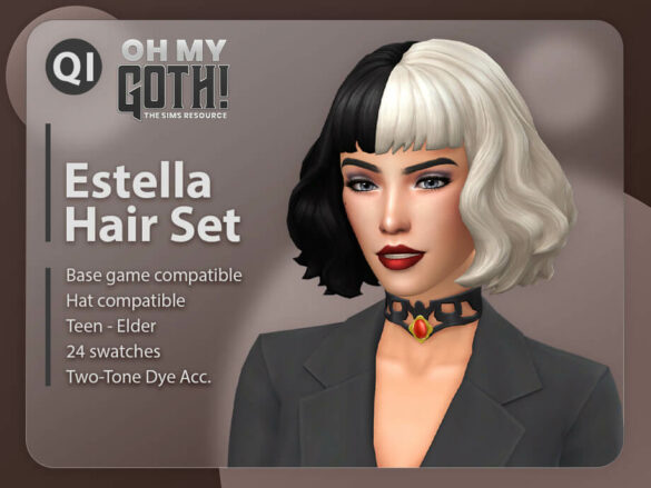 Oh My Goth - Estella Hair Set