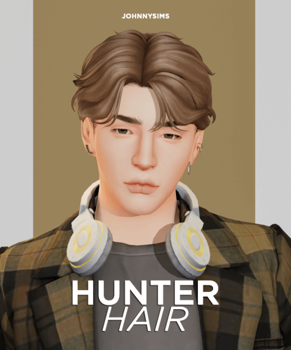 Hunter Hair CC The Sims