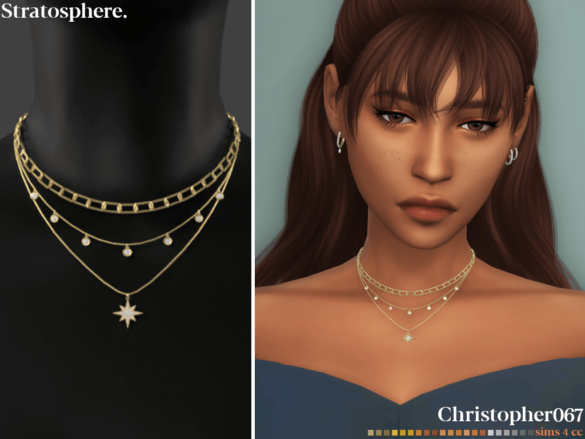 STRATOSPHERE / NECKLACE + EARRINGS