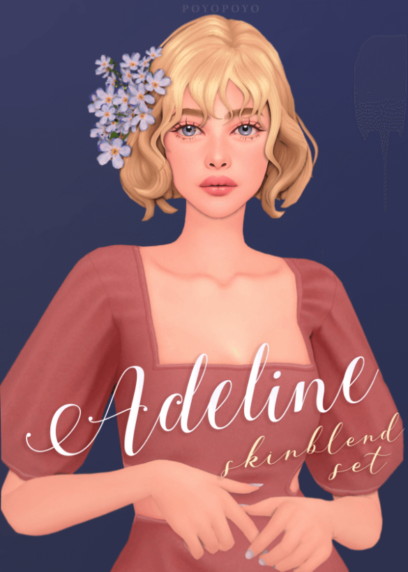 Adeline Skinblend Set Eyebrows Eye Contacts N16