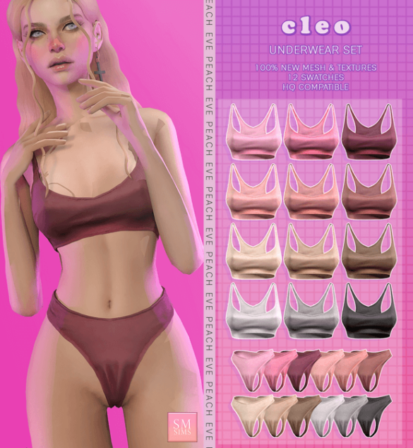 PEACH REWARD | Cleo Underwear Set