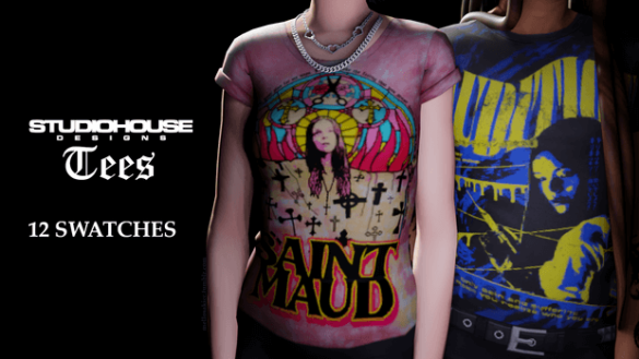 studiohouse designs horror tees