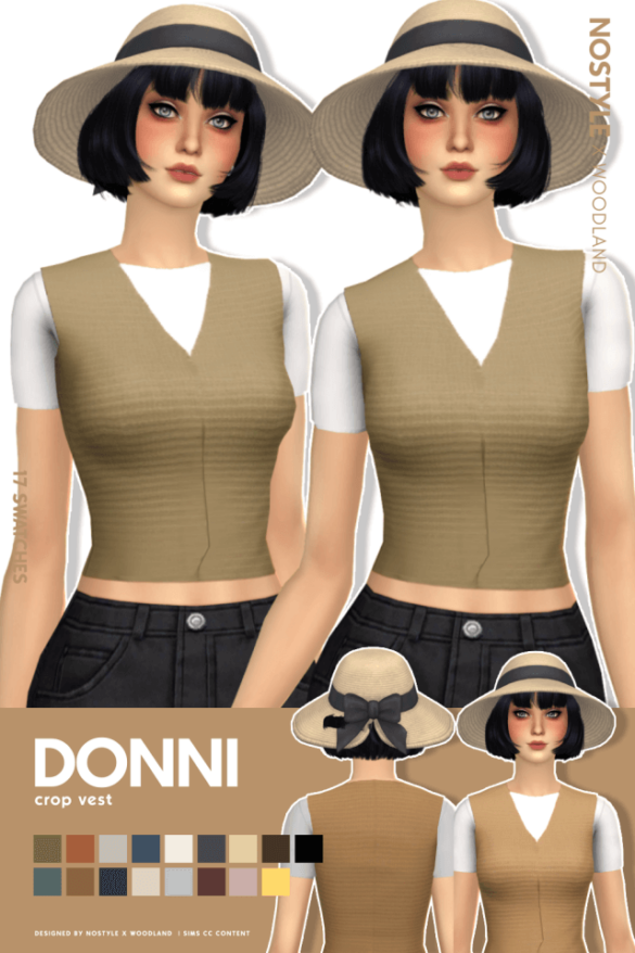 DONNI CROP VEST