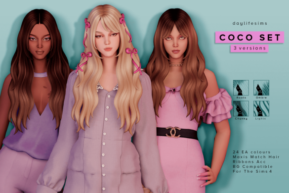 COCO HAIR SET - 3 versions