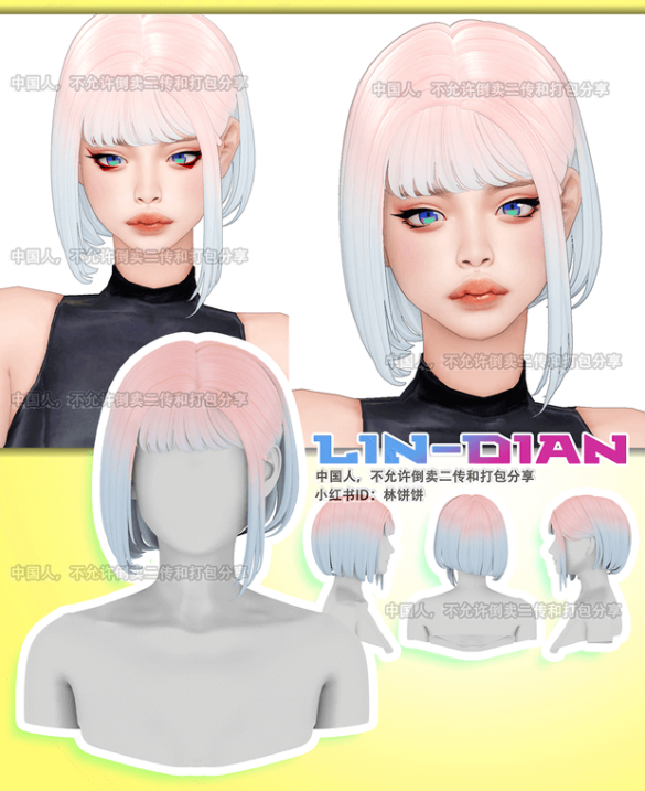 LIN-DIAN_Wait-Hair Set